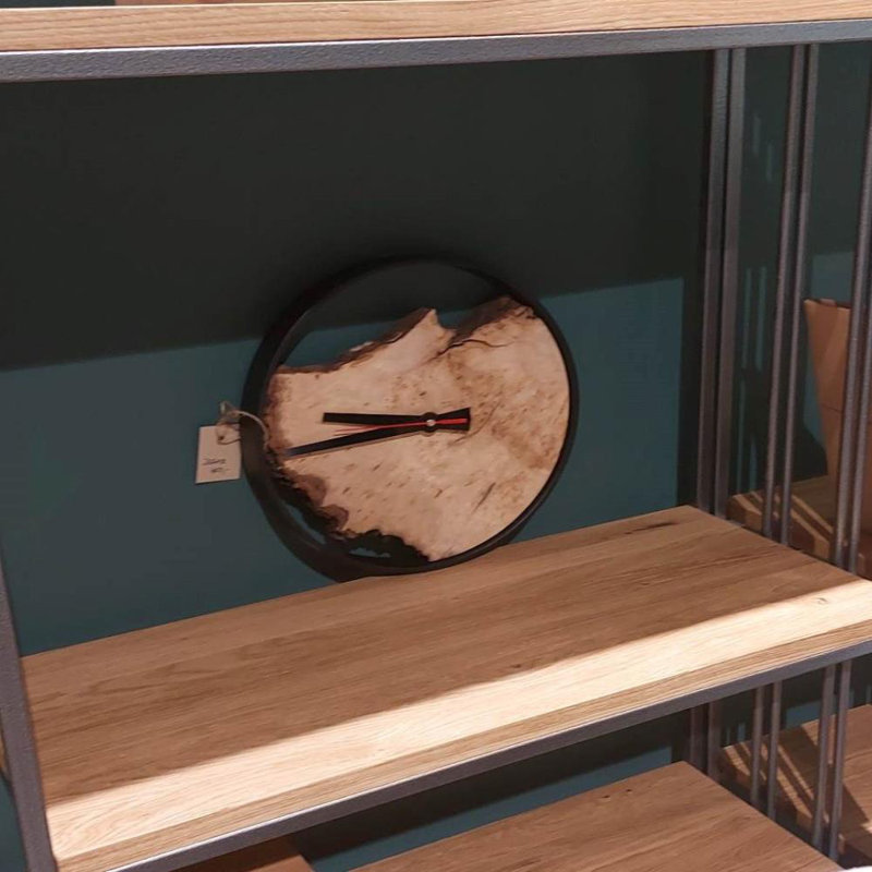 Ellisville Stainless Steel Wall Clock