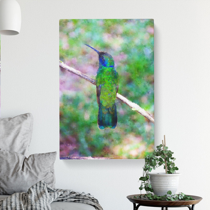Hummingbird Vol.4 - Wrapped Canvas, 50cm H x 35cm W x 3cm D