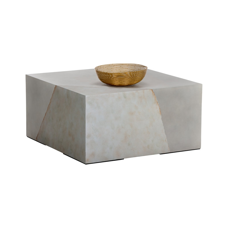 Kyson Outdoor Square Coffee Table