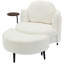 Fauteuil rembourré simple avec repose-pieds mobile-2106957798