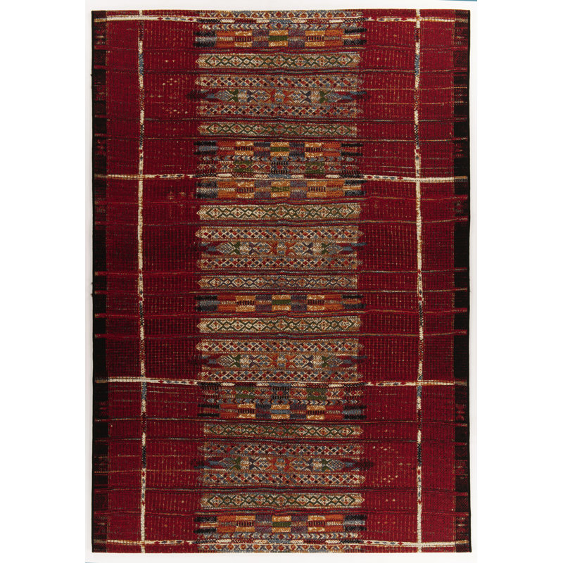 Dermot Flatweave Red Rug, Rectangle 300 x 400cm