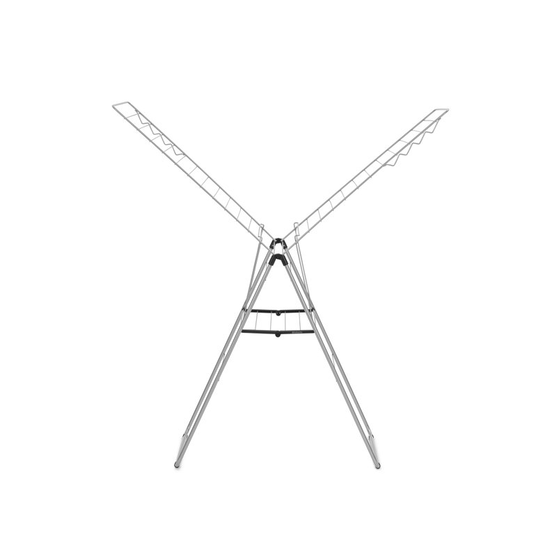 Brabantia Hangon 25 m Folding Drying Rack, Silver