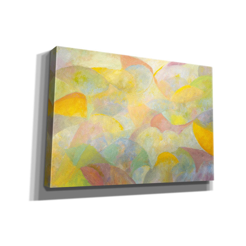 Ivy Bronx «Curving Forms» par Marsha Heller, art mural sur toile, H 18 po x l 26 po x P 0,75 po