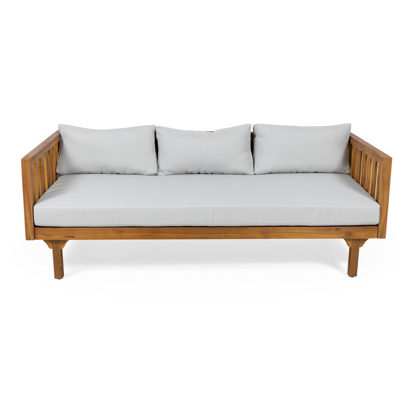 3 SEATER DAYBED, Light Gray, Teak