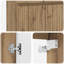 Single Bathroom Vanity with Ceramic Basin-916387562