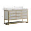 Ensemble de meuble-lavabo de salle de bain luxueux-107726191