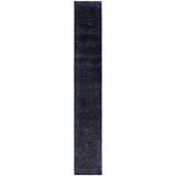 Overdyed One-of-a-Kind 2' 7" X 16' 6" Hand Knotted Area Rug