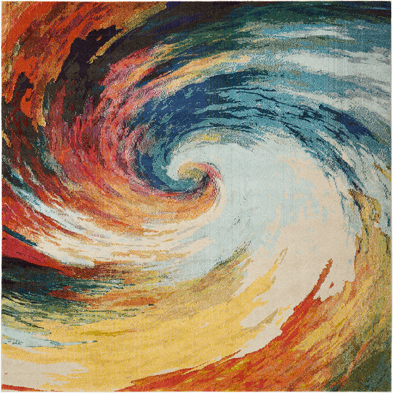 Velva Abstract Indoor Rug, Rectangle 7'10" x 10'6"