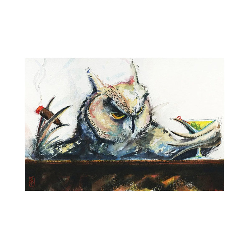 Who by Barton DeGraaf - Wrapped Canvas Painting, 20.32 cm H x 30.48 cm W