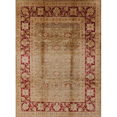 Tapis brun / rouge Roslin