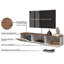 Ronnye Floating TV Stand Up to 80" TV's Wall Mounted Media Console-87762633