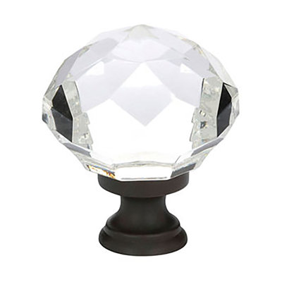 Emtek Diamond Glass Cabinet Knob