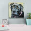 «Realistic Black Lab» par Carolee Vitaletti, art mural sur toile-1865080479