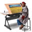Adjustable Height Steel Drafting Table