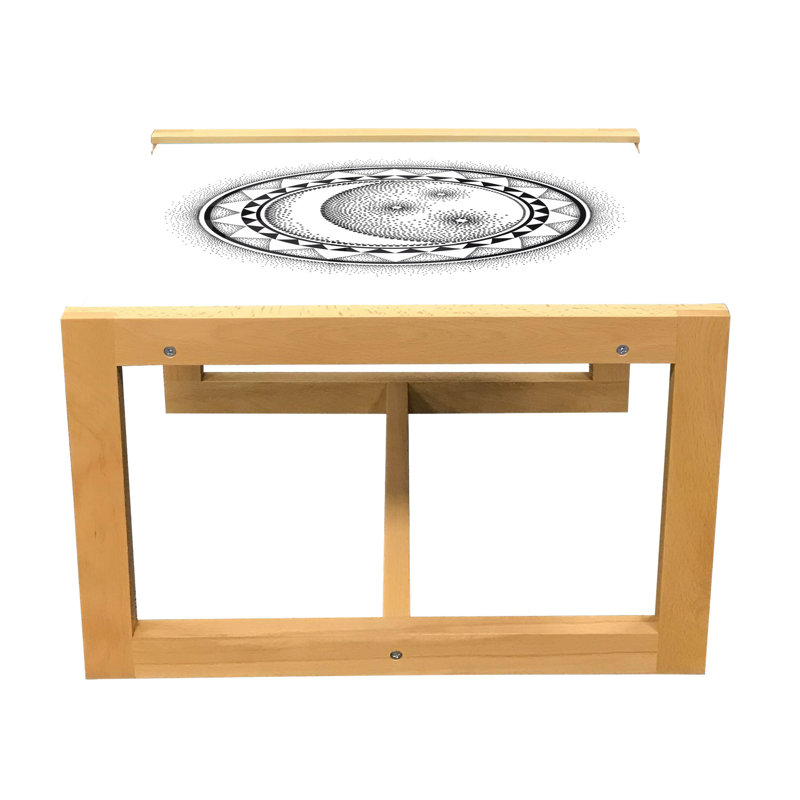 Iqra Sled Coffee Table, 62cm H x 46cm W x 40cm D