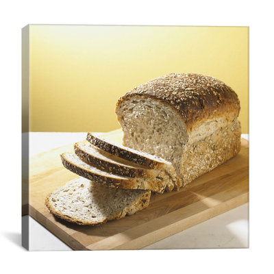 Food and Cuisine Sliced Bread Photographic Print on Canvas