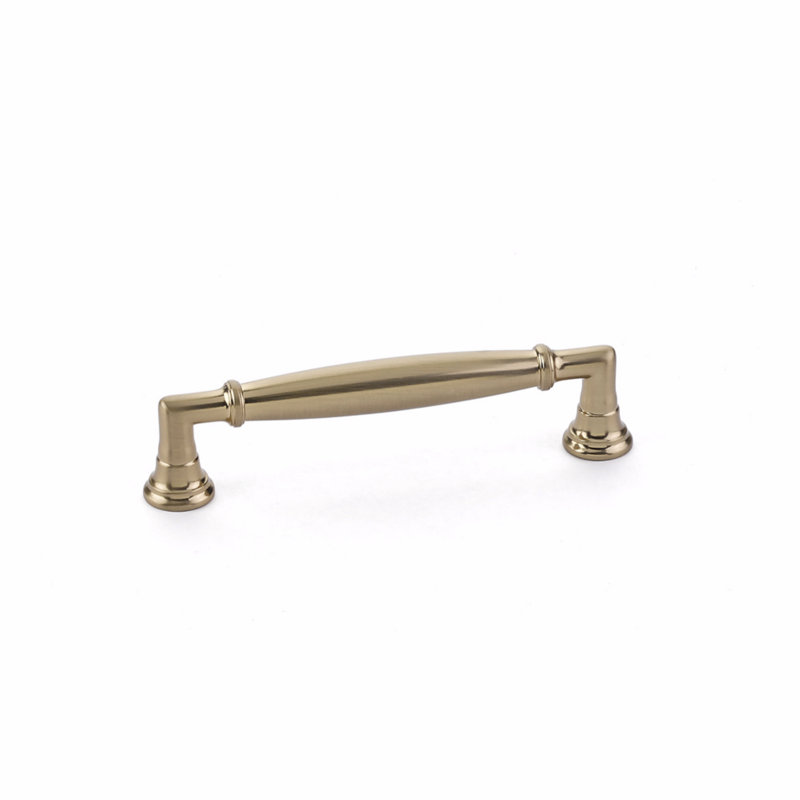 Emtek Westwood Cabinet Pull 6" cc, 6", Satin Brass