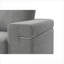 Fauteuil d'appoint rembourré en tissu de lin noir Gianna-1019546675