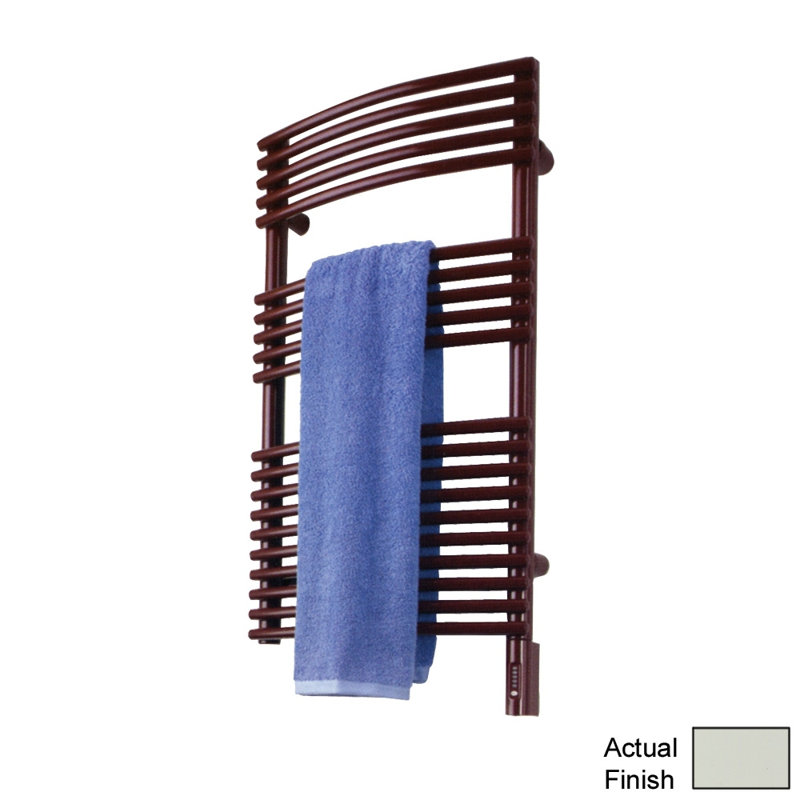 Chauffe-serviettes semellea, H 34 po x l 20 po x P 5,5 po, Gris blanc, Électrique (à brancher)