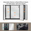Miroir pour armoire de salle de bain Carollynn
