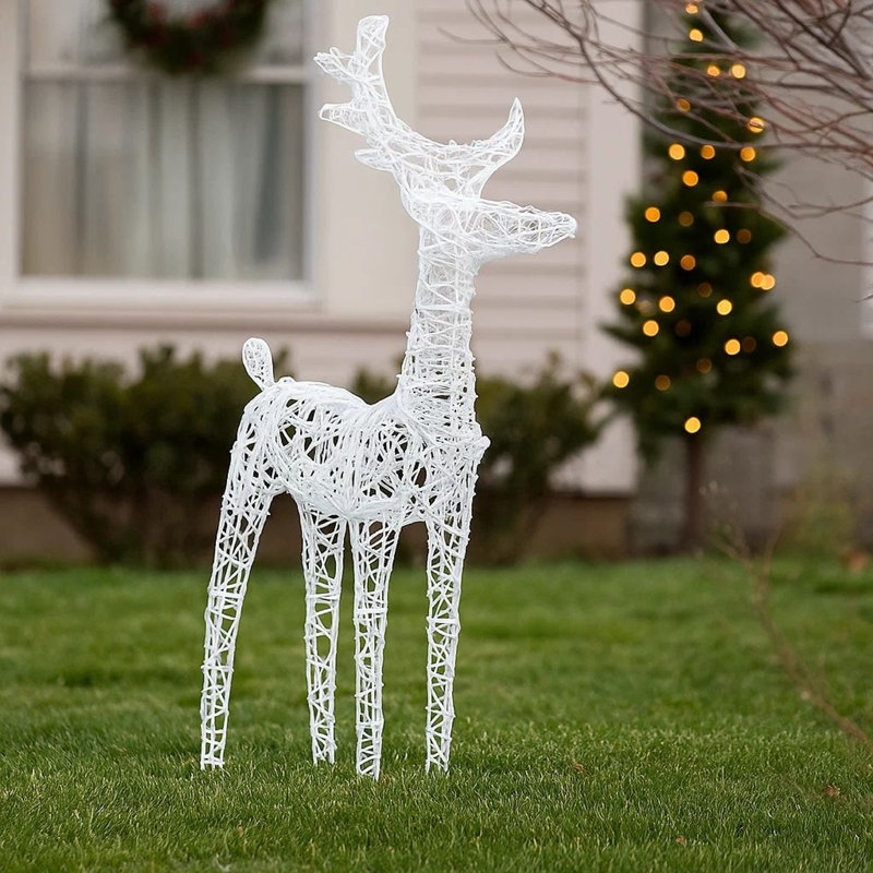 Décoration de Noël d'extérieur 2 pièces, 40 Leds blanc froid, acrylique