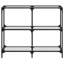 Console Table With Glass Top Steel-588766929-588766930