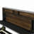 Full Size Upholstered Platform Bed With Storage Headboard