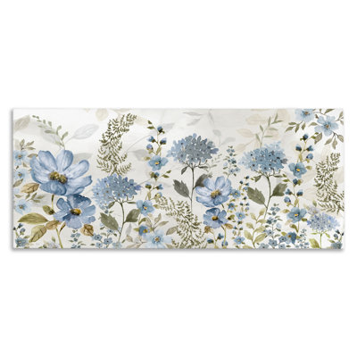 Subdued Meadow Foliage Canvas, design by Nan