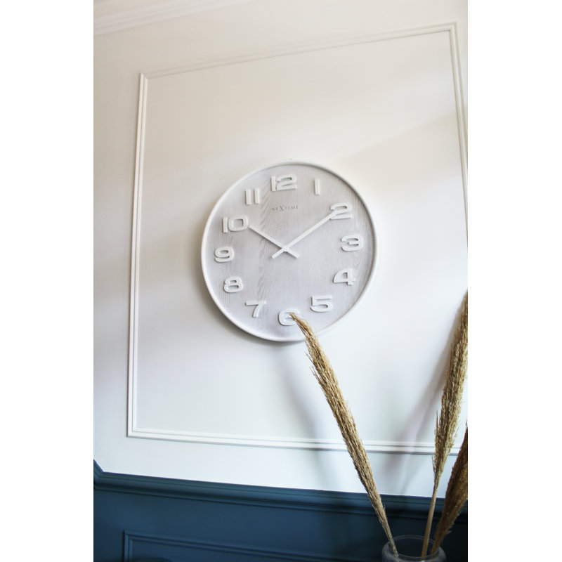 Horloge murale Alexee, Moyenne, Brun