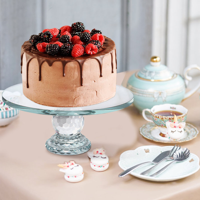 Crystal Glass Cake Stand