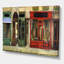 Façade rouge d'une charmante boutique à Paris II - photographie sur toile tendue-59542426