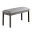 Banc rembourré avec siège 1pc