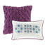 Édredon simple, conception à thème global, 2 taies décoratives, coussins décoratifs, imprimé de literie facile à nettoyer, microfibre douce,