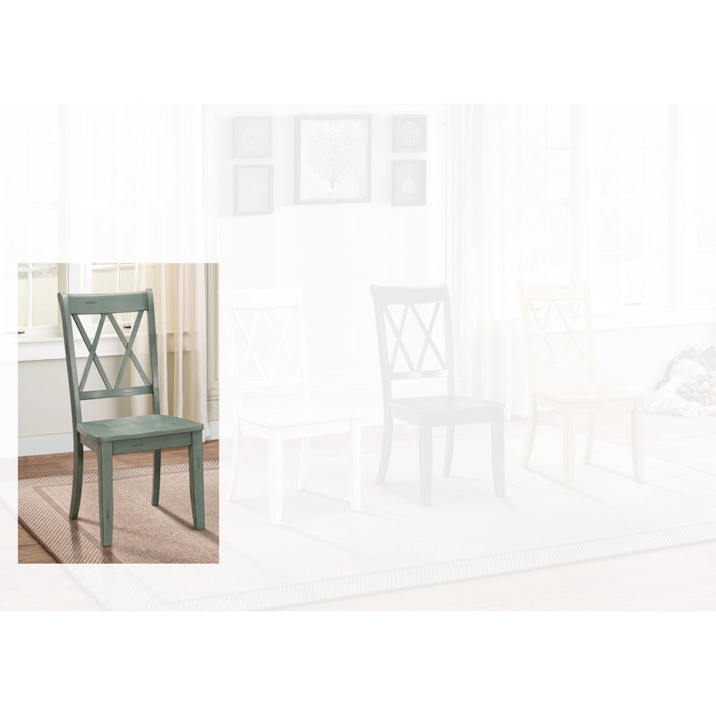 Chaise d'appoint Nealen - bleu sarcelle (ensemble de 2)