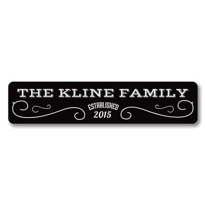 Plaque en aluminium personnalisée