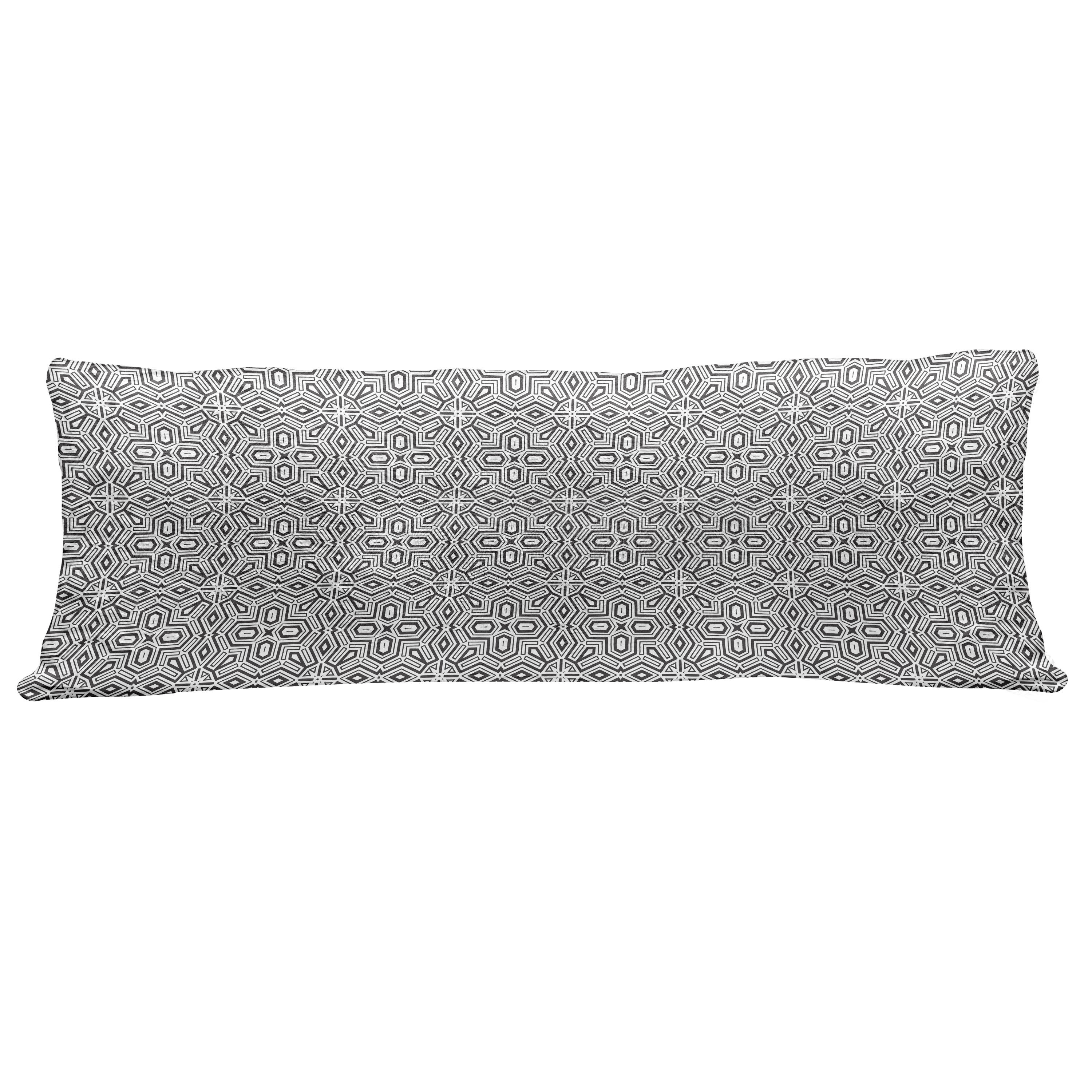 Ambesonne african fluffy body pillow case cover with zipper antique