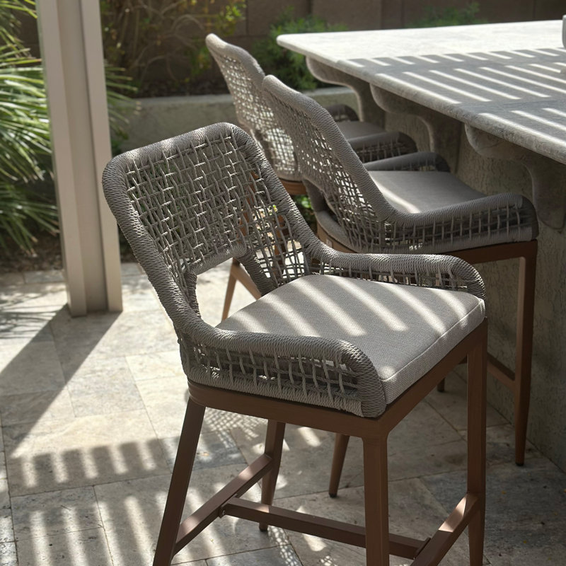 Tabouret 24,8 "avec coussin Davan