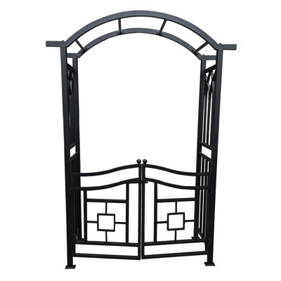 Aluminum Garden Arch With Gate