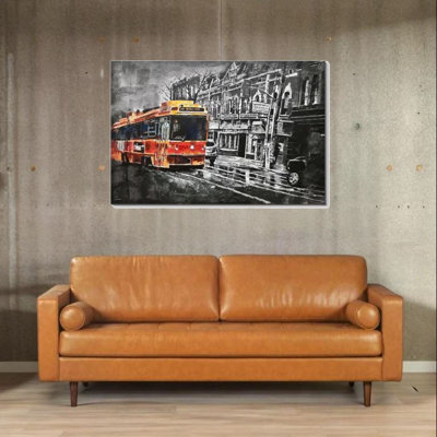 Street Car Painting 50% Hand-Painted