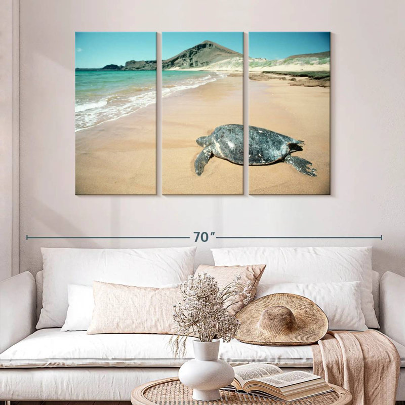 Brampt Galapagos Loggerhead Turtle, 32" H x 50" W