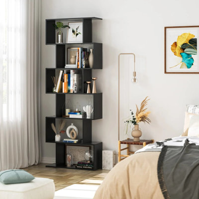 Hermoth Geometric Bookcase by Ebern Designs