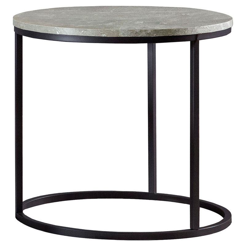 Table grise et bronze