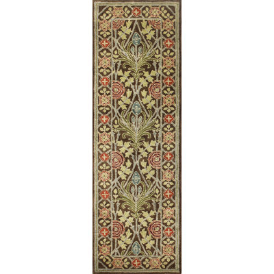 Stacey Hand Tufted Wool Floral Indoor Rug