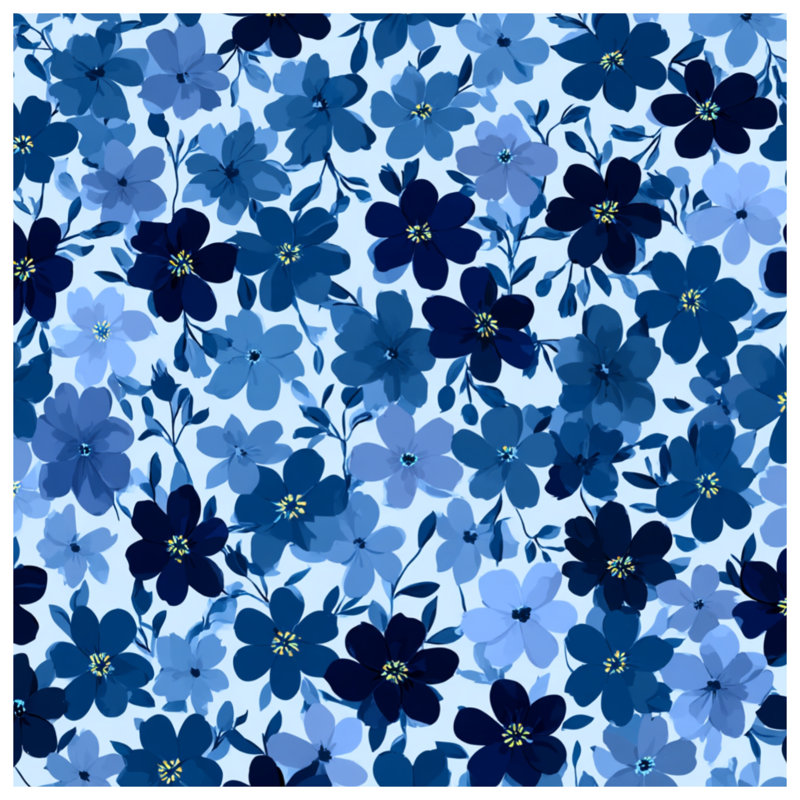 Jeté Floral, L 50 po x H 60 po