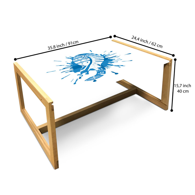 Jahya Sled Coffee Table, 90cm H x 62cm W x 40cm D
