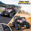 Jouets DEARAUTO 24V pour enfants et garçons avec télécommande, harnais 4 points / 4 roues motrices, harnais 4 points, siège de 19 po spacieux, 4 amortisseurs, vitesse maximale de 4,5 MPH, Bluetooth, pour enfants-92483814