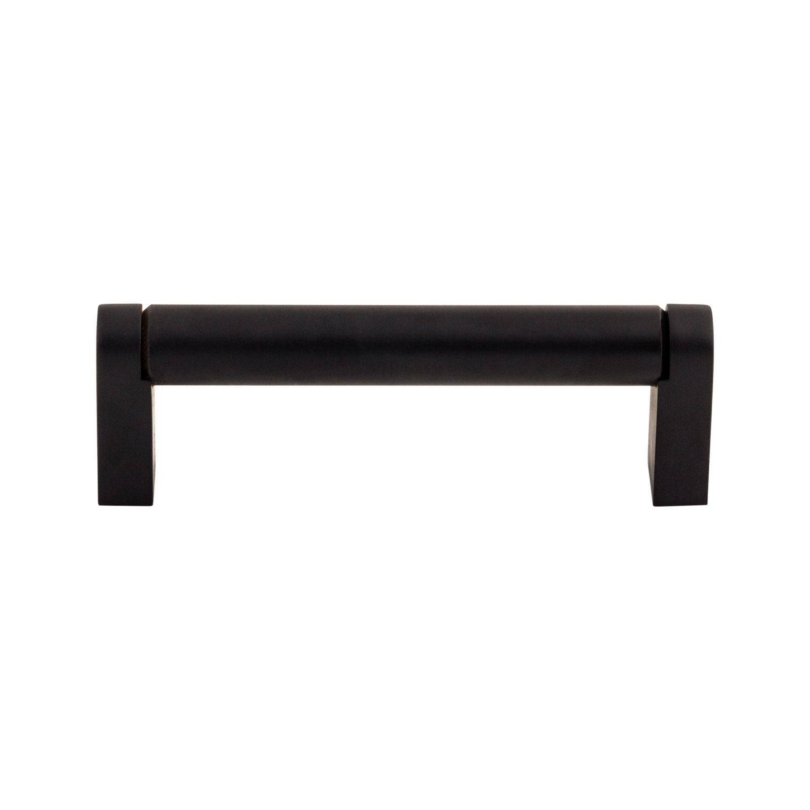 Pennington Bar Cabinet Pull, Flat Black, 3 3/4" Center to Center
