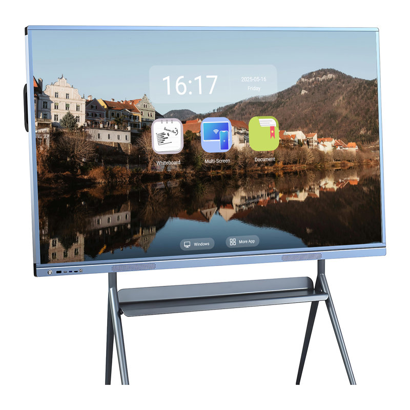 JYXCN Smart Board , Boost Efficiency! All-in-One Interactive Whiteboard with Dual System & Cloud Sharing Touch Screen Computer for Education & Office?