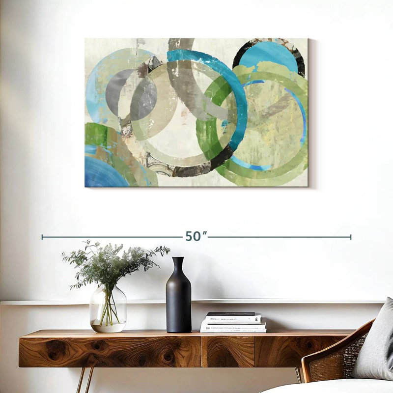 Avery Viridescent Rings, 24" H x 36" W