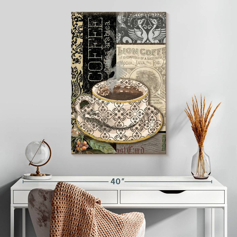 Yarlin Lion Coffee II, 30" H x 20" W